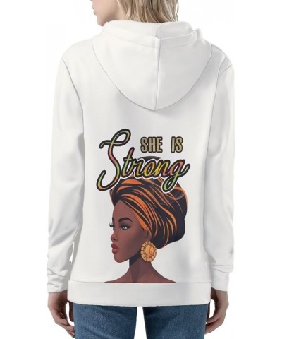 Hoodies for Women Zip Up Hoodie Jackets Hooded Sweater African American Funny $21.05 Hoodies & Sweatshirts