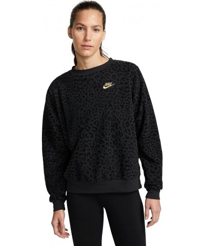 Sportswear Femme Crew Neck Pullover Sweatshirt Size Off Noir $38.40 Activewear