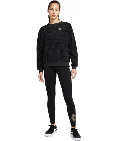 Sportswear Femme Crew Neck Pullover Sweatshirt Size Off Noir $38.40 Activewear