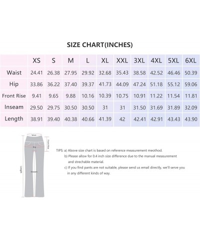 Women's High Waisted Boot Cut Yoga Pants 4 Pockets Workout Pants Tummy Control Women Bootleg Work Pants Dress Pants White $16...