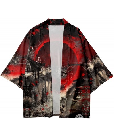 Women's Loose Floral Print Kimono Cover up Cardigan Casual Blouse Tops 25103(2) Style $13.74 Swimsuits