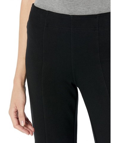 Women's Fashion Ponte Leggings with Functional Back Pockets Black - Straight Leg $23.39 Leggings