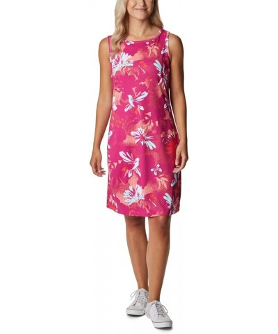 Women's Chill River Printed Dress Wild Fuchsia Daisy Party Multi $14.70 Activewear