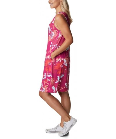 Women's Chill River Printed Dress Wild Fuchsia Daisy Party Multi $14.70 Activewear