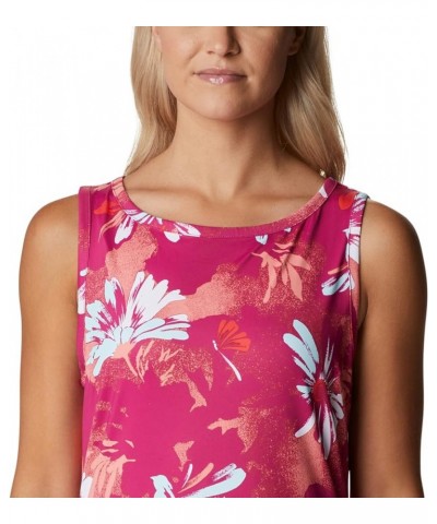 Women's Chill River Printed Dress Wild Fuchsia Daisy Party Multi $14.70 Activewear