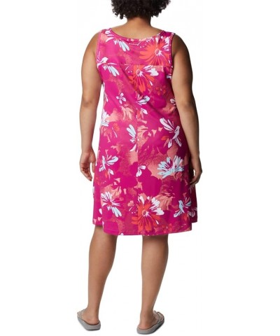 Women's Chill River Printed Dress Wild Fuchsia Daisy Party Multi $14.70 Activewear