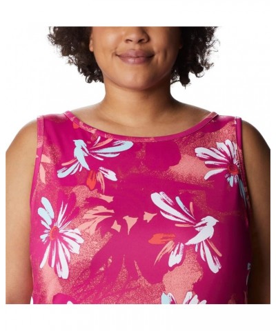 Women's Chill River Printed Dress Wild Fuchsia Daisy Party Multi $14.70 Activewear