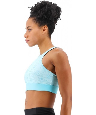 Women's Standard Amira Bra Top for Swimming, Yoga, Fitness, and Workout Teal $14.67 Swimsuits