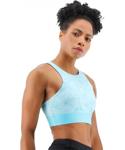 Women's Standard Amira Bra Top for Swimming, Yoga, Fitness, and Workout Teal $14.67 Swimsuits