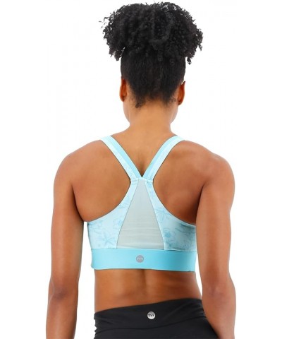 Women's Standard Amira Bra Top for Swimming, Yoga, Fitness, and Workout Teal $14.67 Swimsuits