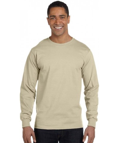 6.1 oz. Long-Sleeve Beefy-T (5186) Sand $10.45 T-Shirts