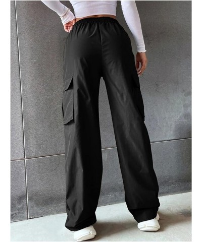 Pants Women's Solid Color Loose Wide Leg Dark Grey $6.94 Pants