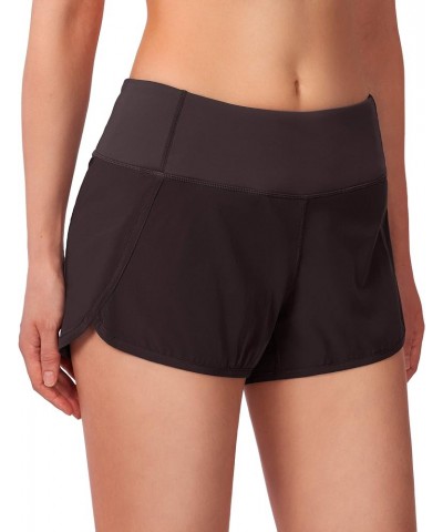 Women's Running Shorts with Mesh Liner 3" Workout Athletic Shorts for Women with Phone Pockets Dark Red $16.00 Activewear