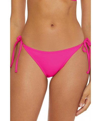 Kira - Women's Side Tie Bikini Bottom with Cheeky Coverage, Sexy Swimwear Separates for Women Magenta $13.95 Swimsuits