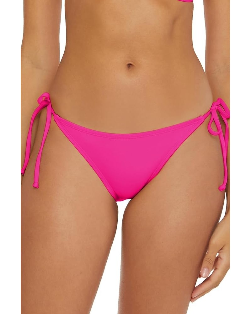 Kira - Women's Side Tie Bikini Bottom with Cheeky Coverage, Sexy Swimwear Separates for Women Magenta $13.95 Swimsuits