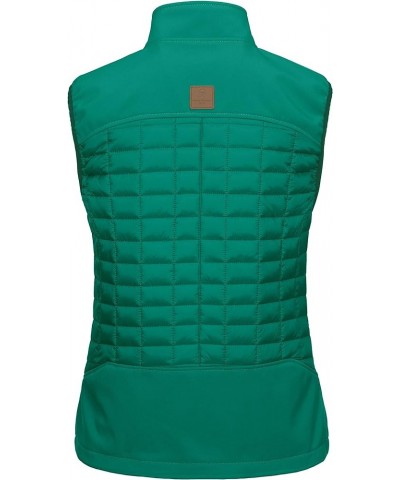 Women's Lightweight Puffer Vest, Warm Outdoor Sleeveless Jacket for Hiking Travel Running Golf Green $19.60 Vests