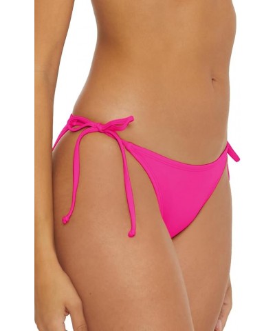 Kira - Women's Side Tie Bikini Bottom with Cheeky Coverage, Sexy Swimwear Separates for Women Magenta $13.95 Swimsuits