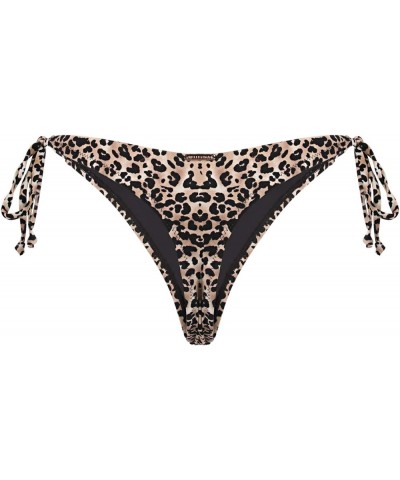 Women's Thong Bikini Bottom Leopard $11.59 Swimsuits