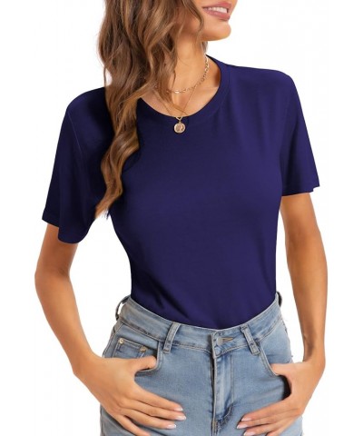 Women's Bamboo T-Shirt Navy $12.15 Others