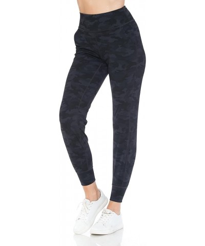 Women's Joggers Pants with Pockets Active Sweatpants for Women Lightweight Lounge Pants Black Camouflage $12.23 Activewear