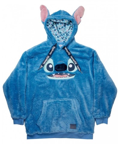 DISNEY STITCH SHERPA UNISEX HOODIE X-LARGE $40.50 Dresses