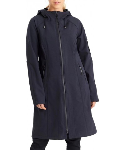 HORNBAEK Women's Classic Water Resistant Rain 37 Raincoat Dark Indigo $147.99 Coats