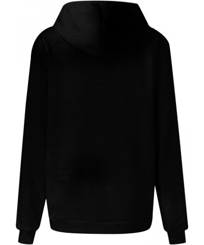 Oversized Sweatshirt For Women Womens Fall Clothes 2023 Casual Gradient Graphic Hoodies Y2K Lightweight Pullover 1-black $10....