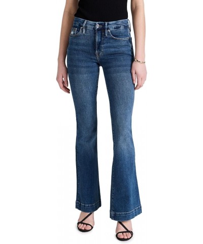 Women's Good Flare with Deco Back Yoke A Jeans Indigo132 $60.06 Jeans