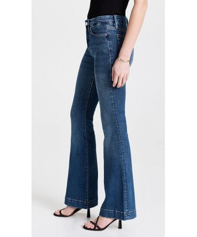 Women's Good Flare with Deco Back Yoke A Jeans Indigo132 $60.06 Jeans