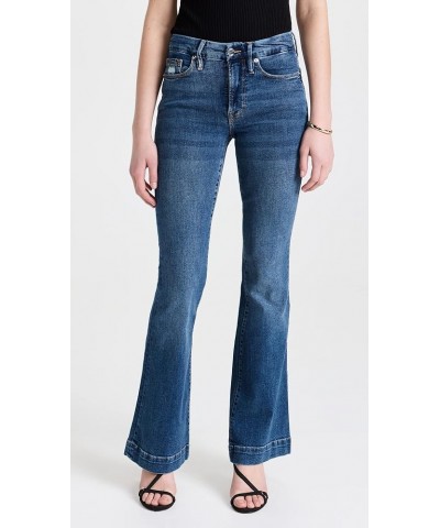 Women's Good Flare with Deco Back Yoke A Jeans Indigo132 $60.06 Jeans