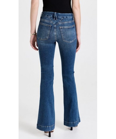 Women's Good Flare with Deco Back Yoke A Jeans Indigo132 $60.06 Jeans