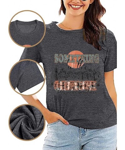 Women Find Someone Who Grows Flowers in The Darkest Parts of You T Shirt Country Music Shirt Western Graphic Tees Dark Gray5 ...