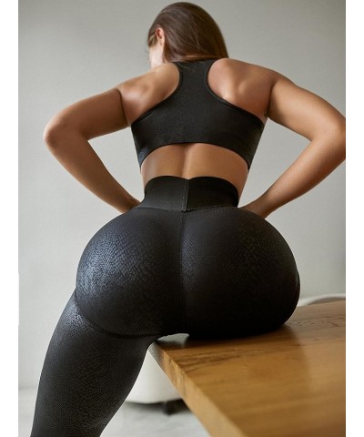 Premium Quality High Waisted Leggings for Women with Unique Design and Tummy Control - Womens Workout Leggings Push-up Corsag...