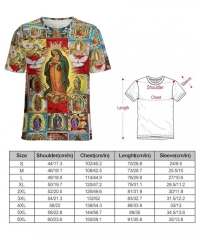 Our Lady of Guadalupe Virgin Mary Mexican Women Full Print T-Shirt Our Lady of Guadalupe-c4 $9.66 T-Shirts