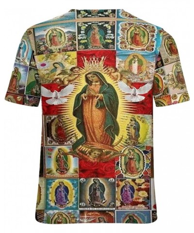 Our Lady of Guadalupe Virgin Mary Mexican Women Full Print T-Shirt Our Lady of Guadalupe-c4 $9.66 T-Shirts