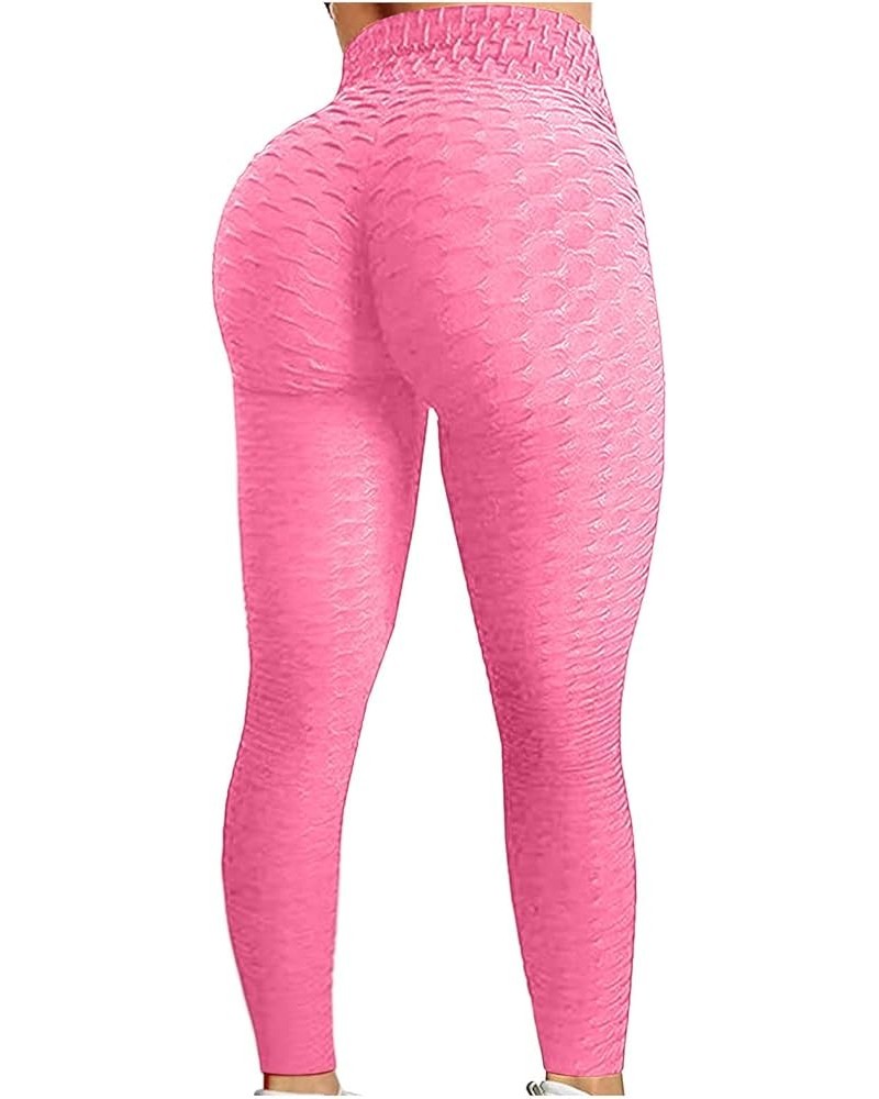 Womens High Waist Workout Leggings Butt Lifting Yoga Pants Anti Cellulite Running Slimming Booty Leggings Gym Athletic Tights...