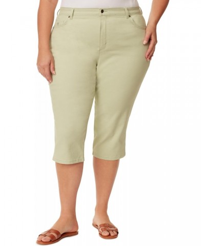 Women's Plus Size Amanda Capri Jean, Matcha Latte $16.98 Jeans