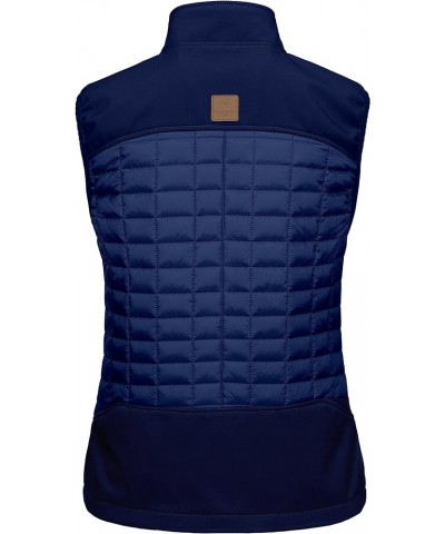 Women's Lightweight Puffer Vest, Warm Outdoor Sleeveless Jacket for Hiking Travel Running Golf True Blue $19.60 Vests