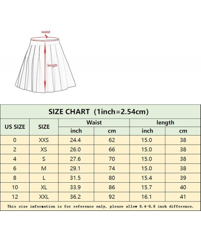 Women's High Waist A-Line Pleated Mini Skirt Short Tennis Skirt Chocolate $13.76 Skirts