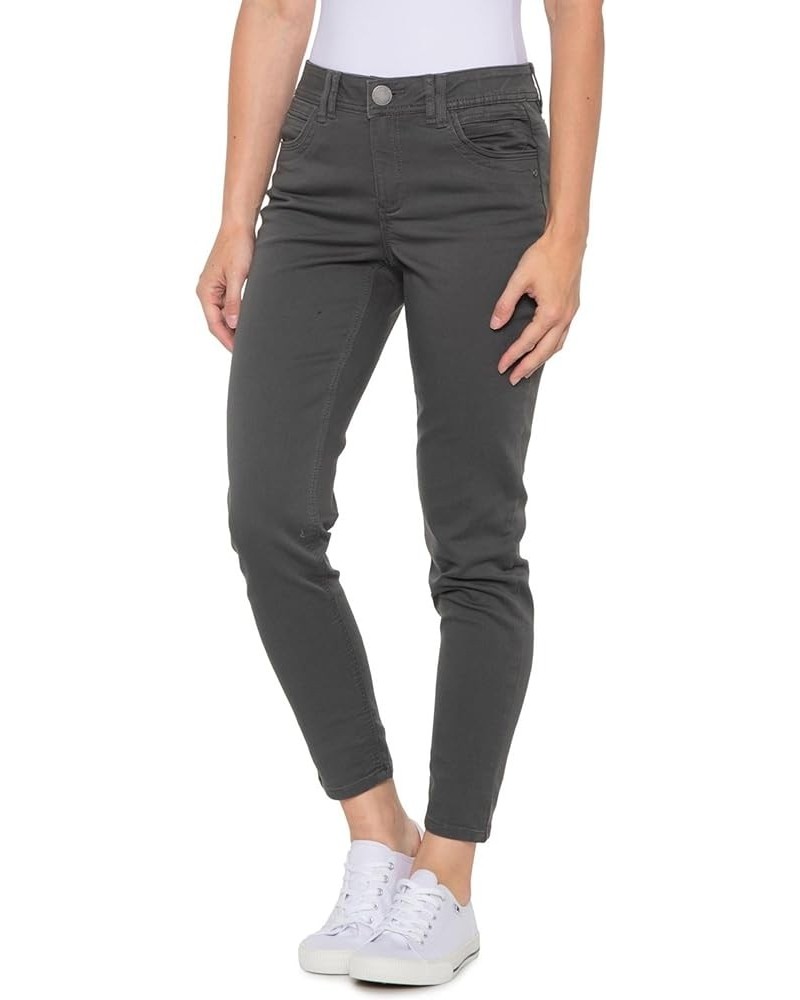 Women's Ab Solution High Rise Ankle Jean Steel Gray $39.81 Jeans