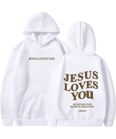 Graphic Hoodies For Women There'S Power In The Name Of Jesus Sweatshirt With Pocket Drop Shoulder Drawstring Christian Hooded...