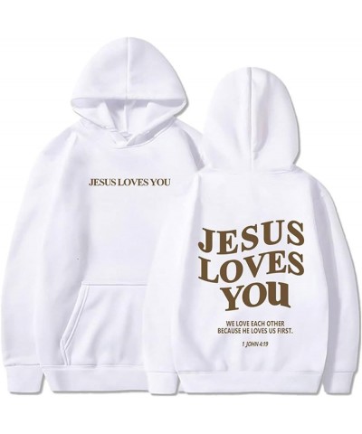 Graphic Hoodies For Women There'S Power In The Name Of Jesus Sweatshirt With Pocket Drop Shoulder Drawstring Christian Hooded...