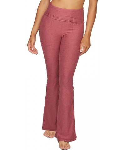 Active Women's Rosemary Flared Legging with Pockets Merlot $20.00 Activewear