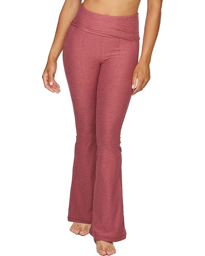 Active Women's Rosemary Flared Legging with Pockets Merlot $20.00 Activewear