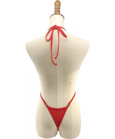 womens Thong Red $11.76 Swimsuits