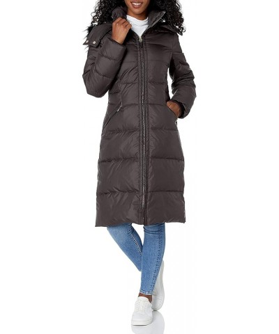 Women's Essential Down Coat with Fur Trim Hood Sand $47.29 Jackets