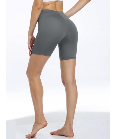 5"/7"/9" Women's Volleyball Shorts for Bike Athletic Workout Compression Shorts Inseam: 8": Black,grey,navy Blue $8.45 Shorts