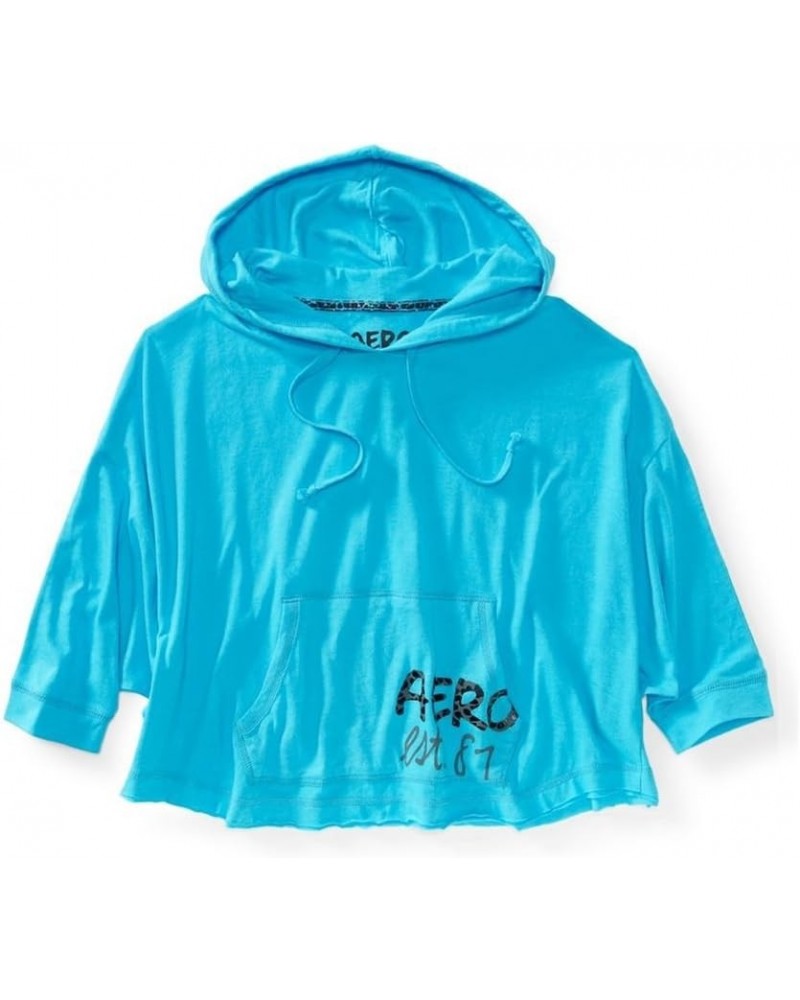 Womens Hooded Hoodie Sweatshirt, Blue, Medium $9.69 Hoodies & Sweatshirts