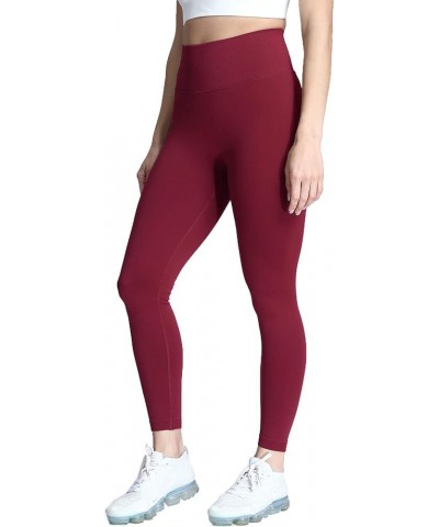 Women's Scrunch Butt Lifting Seamless Leggings Booty High Waisted Workout Yoga Pants A Wine Red $13.49 Activewear