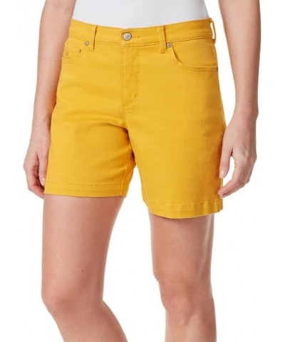 Women's Petite Amanda Basic Jean Short Desert Sun $9.26 Jeans